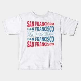 TEXT ART USA SAN FRANSISCO Kids T-Shirt